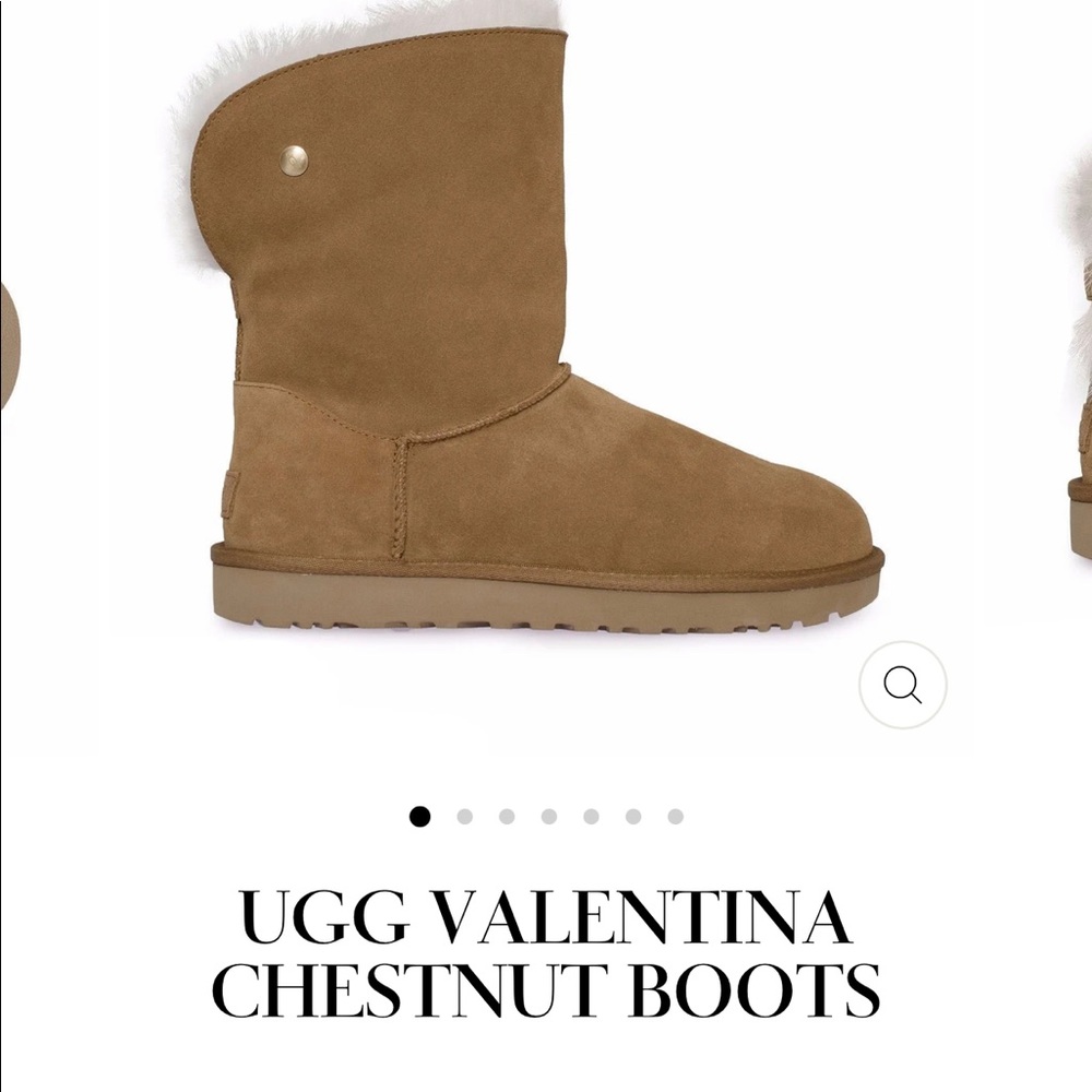 UGG VALENTINA CHESTNUT BOOT size 8